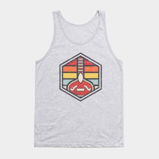 Retro Badge Sitar Light Tank Top